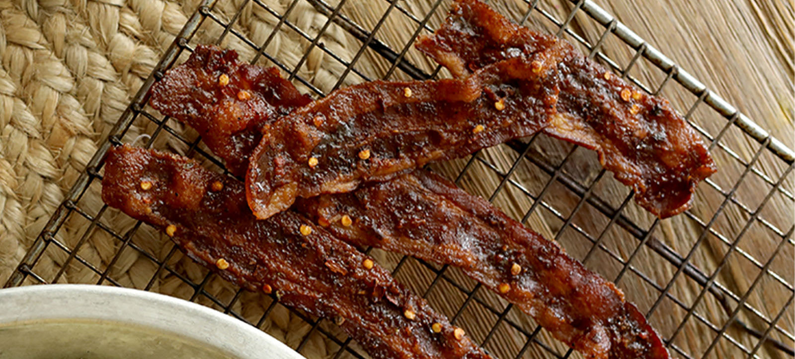 Bacon Candy on Table