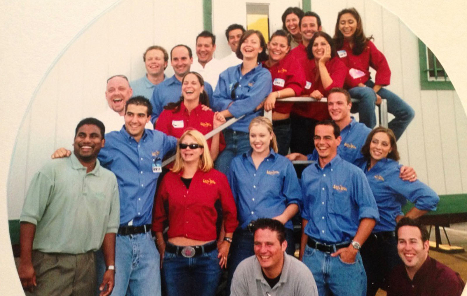 Photo of Lazy Dog teammates together 