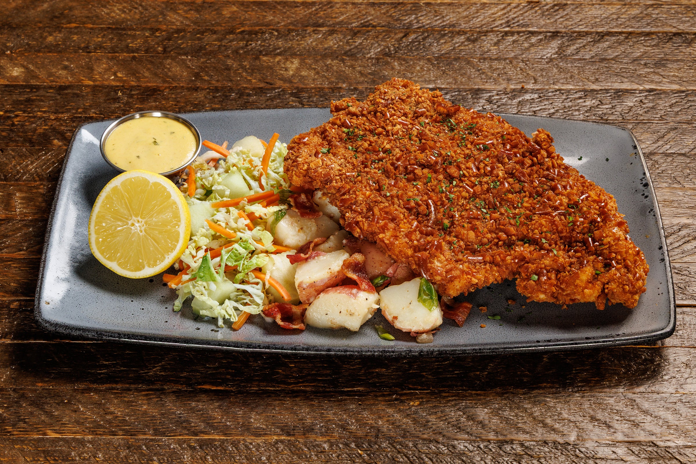 Pretzel Crusted Schnitzel