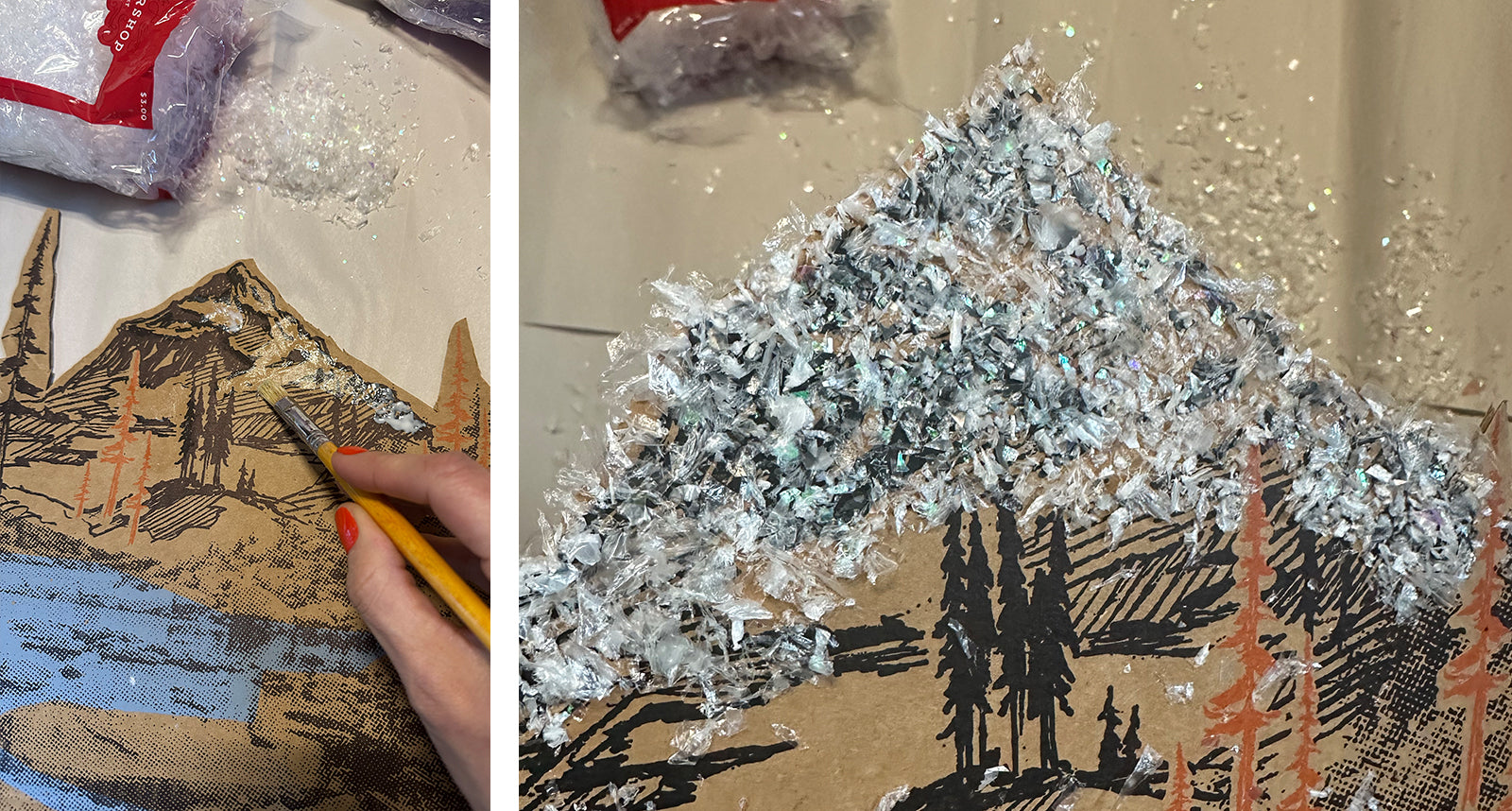 Step Four of Art Project