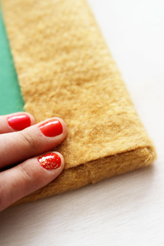 attach - folding over