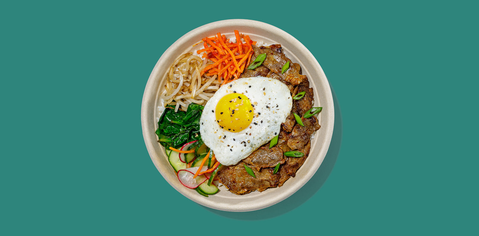 Korean Ribeye Bibimbap Bowl