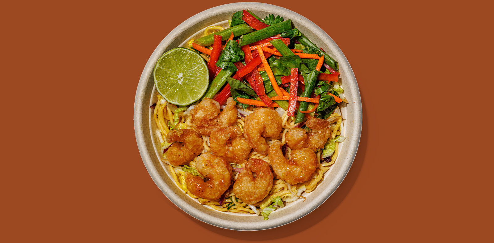 Shrimp Yakisoba Noodles Roadtrip Bowl
