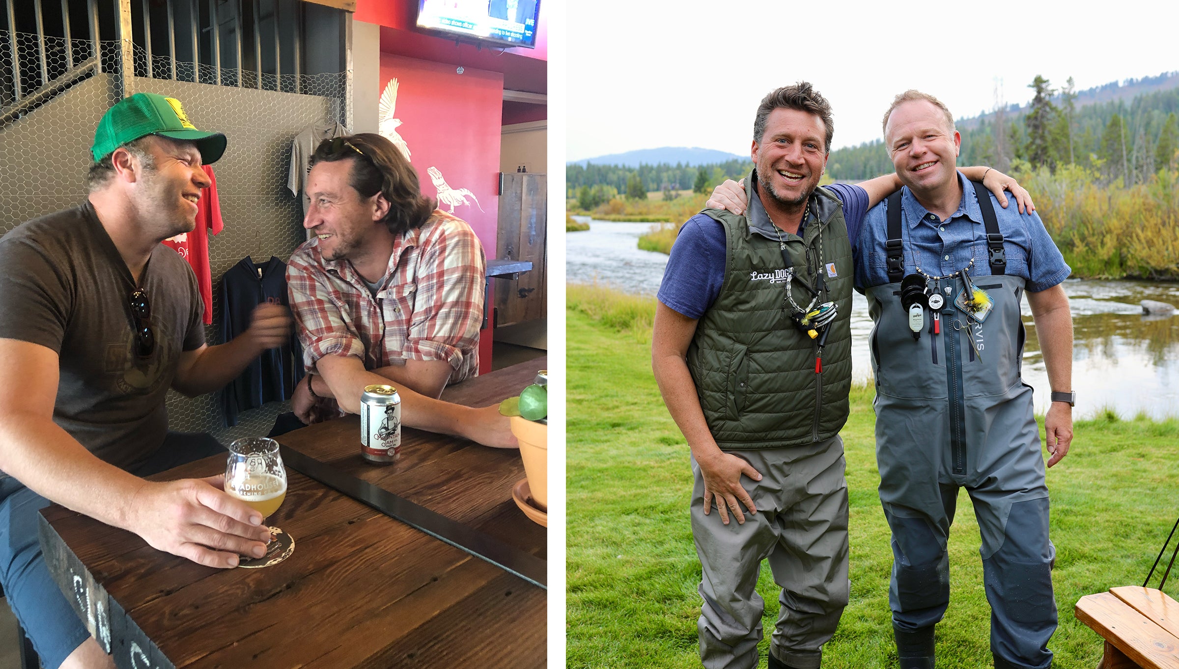 Chris Simms and Gavin Fine