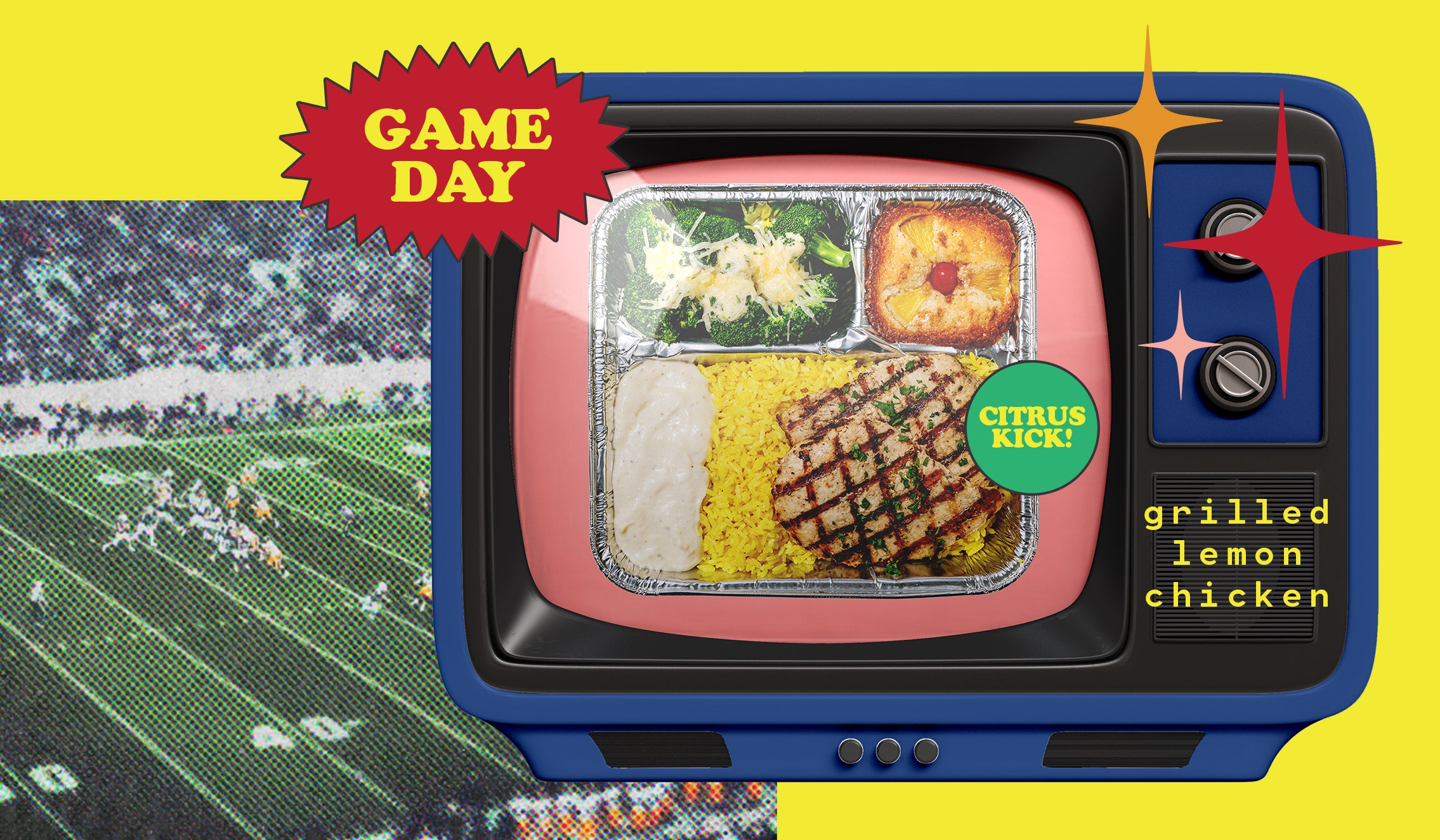 Lemon Chicken TV Dinner