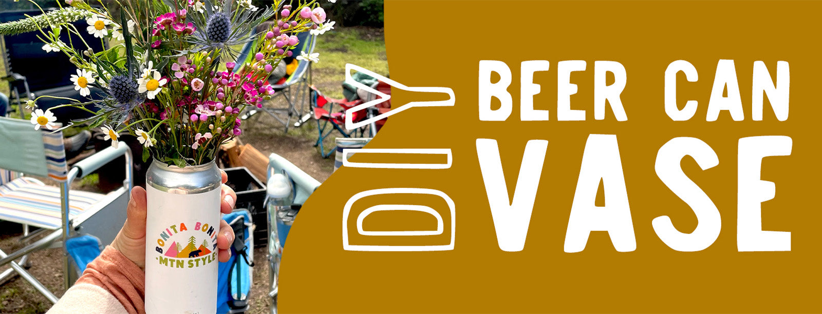 DIY Beer Can Vase