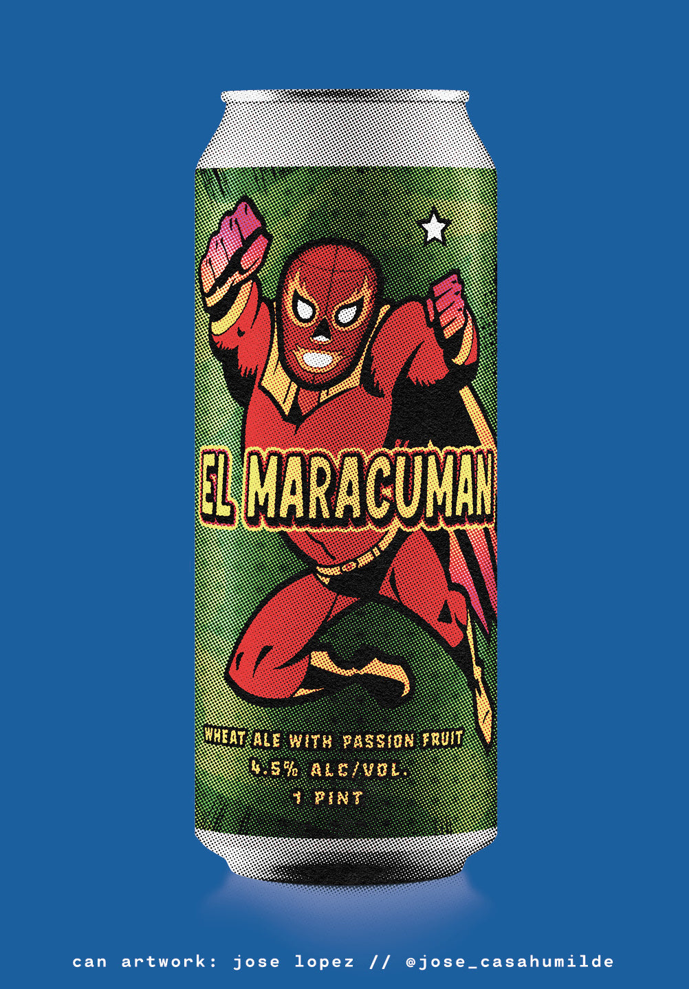 El Maracuman Wheat Ale by CasaHumilde Cerveceria