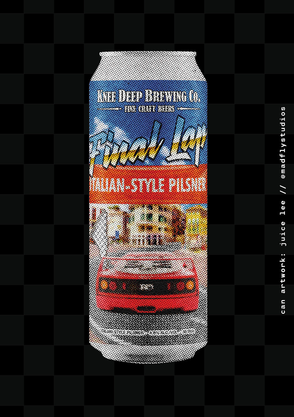 Final Lap Italian Pilsner by Knee Deep Brewing Co.