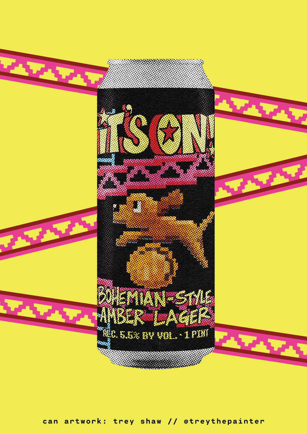 It's On Bohemian-style amber lager by Big Dog's Brewing Company