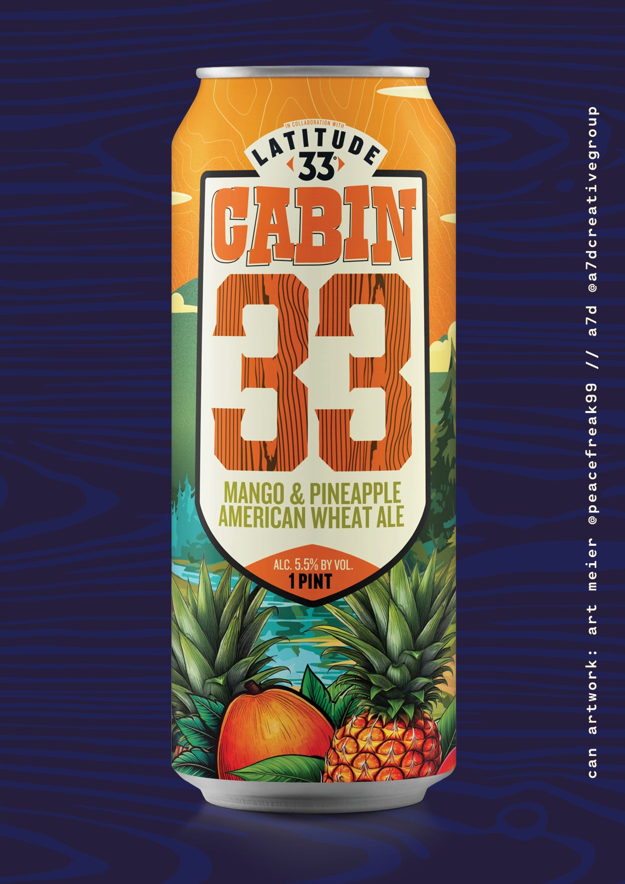 Latitude 33 Cabin 33 American Wheat Ale