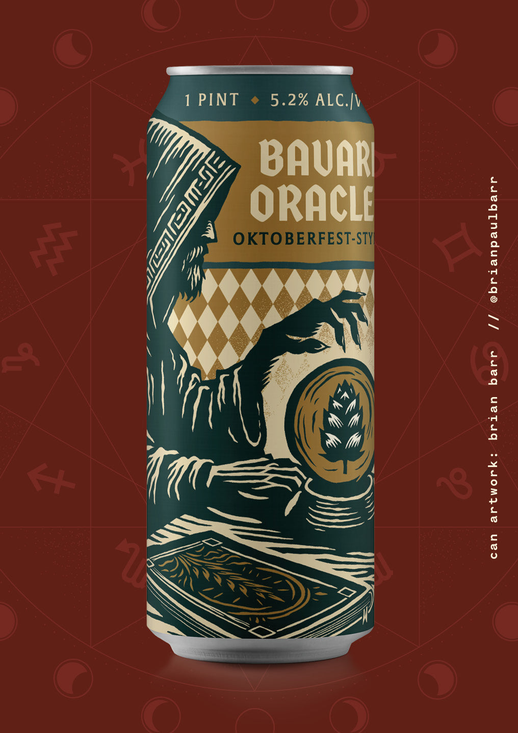 Bavarian Oracle an Oktoberfest-style lager by Hangar 24