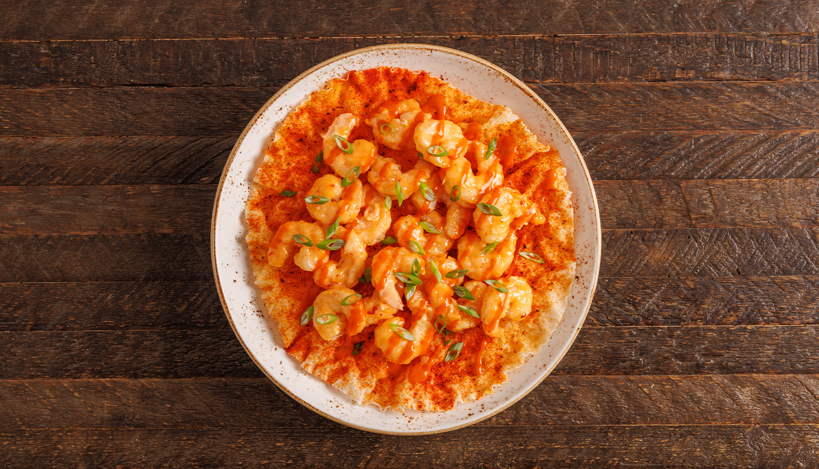 Plate of Firecracker Shrimp